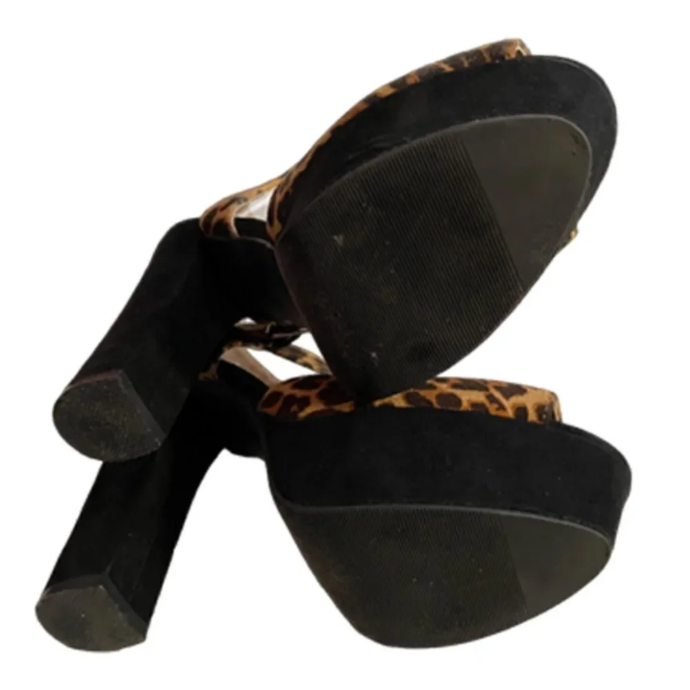 SM Leopard Platform Shoes Size 6